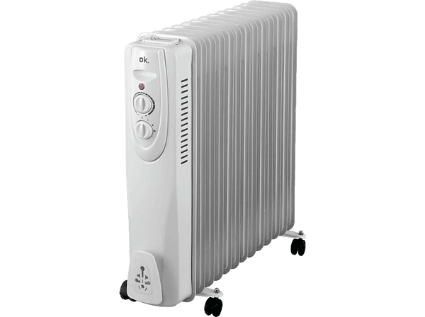 Opiniones OK ORO 1312524 ES 2500W 3 niveles calor 13 elementos Protección sobrecalentamiento Blanco