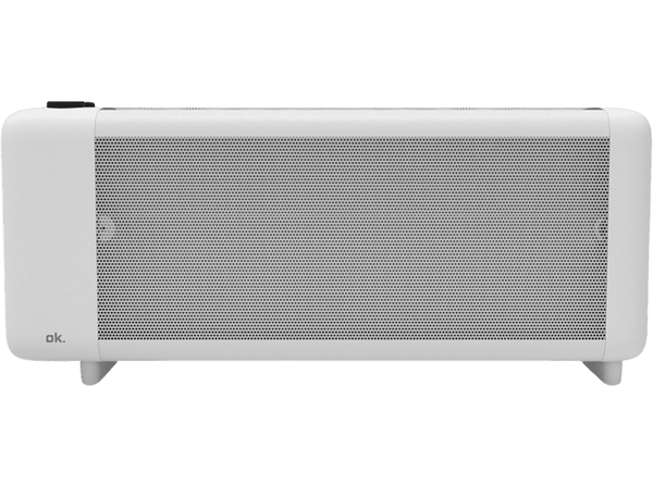 Opiniones OK OMIH 15221 W 1500W 2 Niveles de calor 230V 50-60Hz Termostato ajustable Blanco
