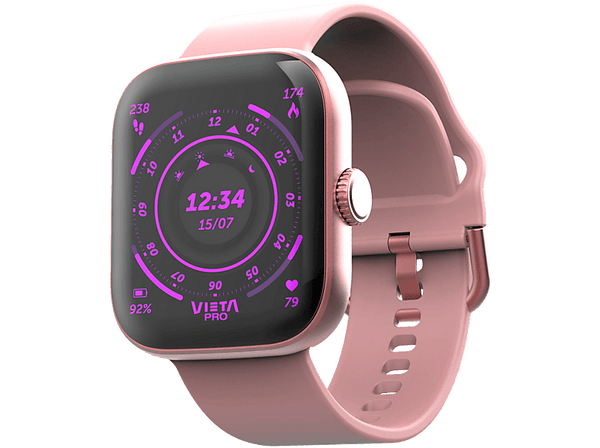 Opiniones Vieta Beat 7S AMOLED 1.75  Aleación de zinc Bluetooth Autonomía 240 h IP67 Rosa