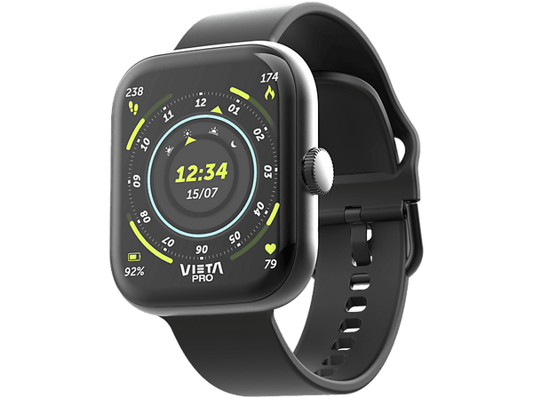 Opiniones Vieta Beat 7 AMOLED 1.96  Aleación de zinc Bluetooth Autonomía 168 h IP67 Negro