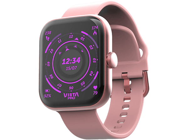 Opiniones Vieta Beat 7 AMOLED 1.96  Aleación de zinc Bluetooth Autonomía 168 h IP67 Rosa