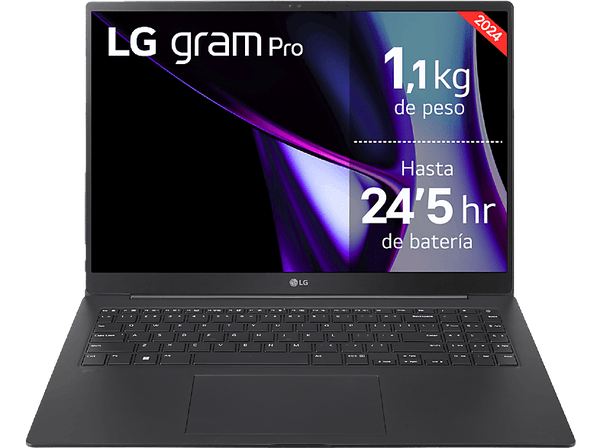 Opiniones LG 16Z90SP-K.AA75B 16  WQXGA+ Intel® Evo™ Edition Core™ Ultra 7-155H 16 GB RAM 512 GB SSD Arc™ W11H Negro Obsidiana
