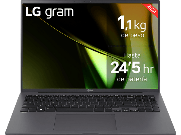 Opiniones LG 16Z90S-G.AA76B 16  WQXGA Intel® Evo™ Core™ Ultra 7-155H 16 GB RAM 512 GB SSD Arc™ GPU W11 Gris Carbón